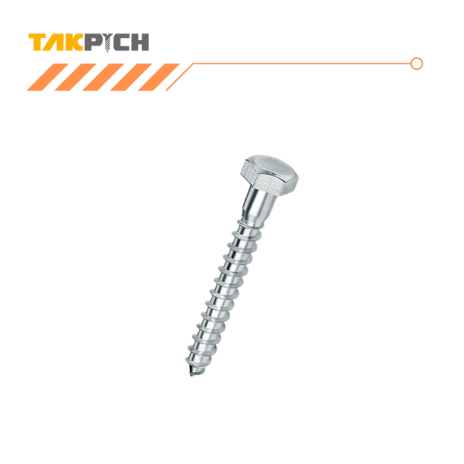 پیچ خودکار چوب بکسی تلگرافی (لگ) 120*6