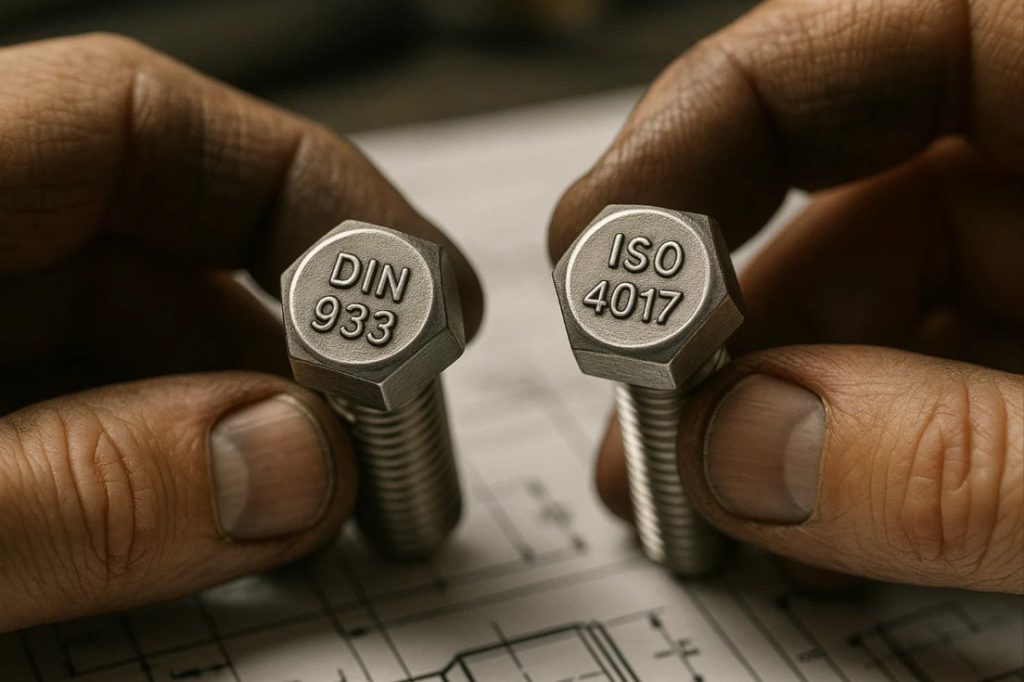 چطور پیچ و مهره را بر اساس استاندارد DIN یا ISO انتخاب کنیم؟